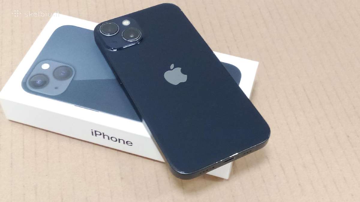 Apple iPhone 13 128gb Midnight su įmonės garantija - nuotraukos Nr. 6