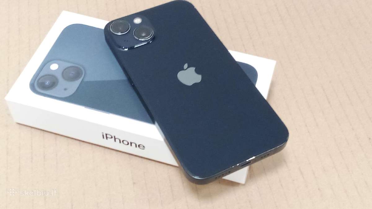 Apple iPhone 13 128gb Midnight su įmonės garantija - nuotraukos Nr. 2