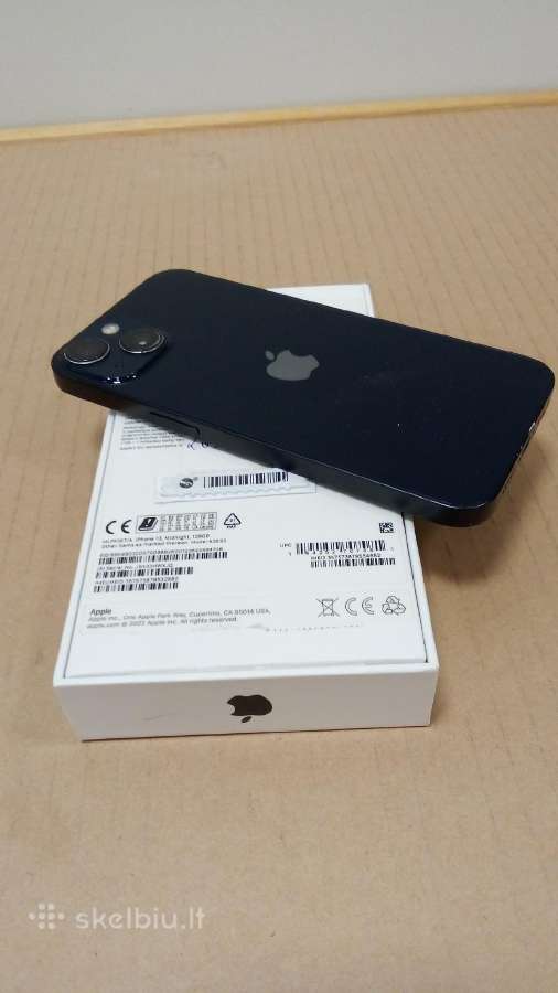 Apple iPhone 13 128gb Midnight su įmonės garantija - nuotraukos Nr. 7
