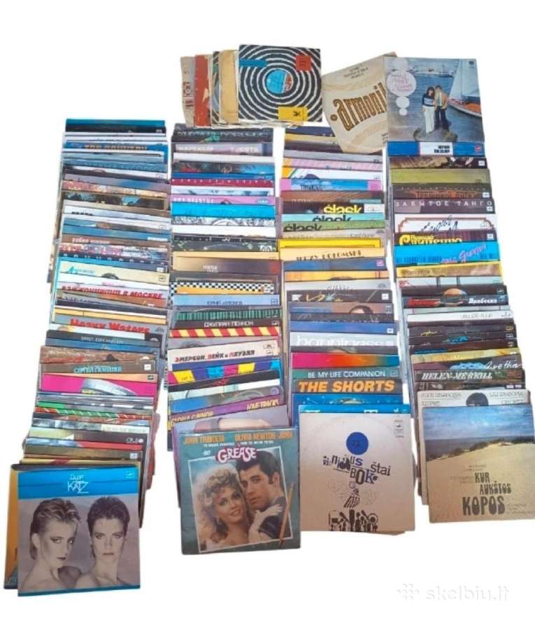 Vinilų kolekcija su grotuvu - nuotraukos Nr. 3