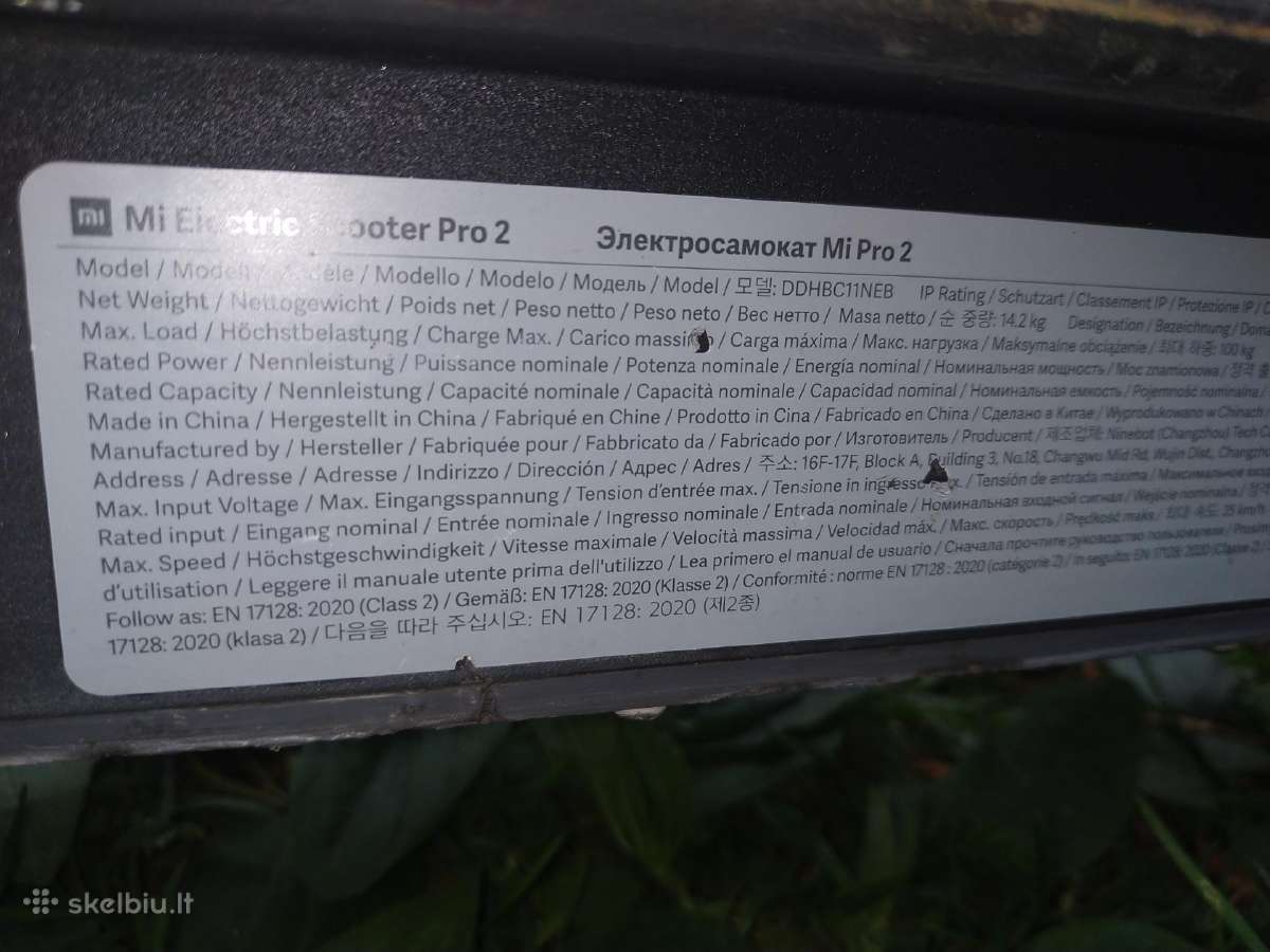 Paspirtukas elektrinis Xiaomi Mi Pro2 - nuotraukos Nr. 8