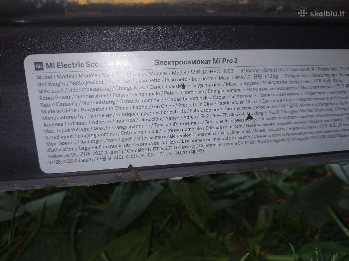 Paspirtukas elektrinis Xiaomi Mi Pro2 - nuotraukos Nr. 10
