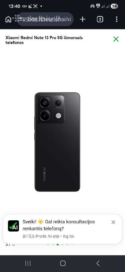 Telefonas Redmi 13pro