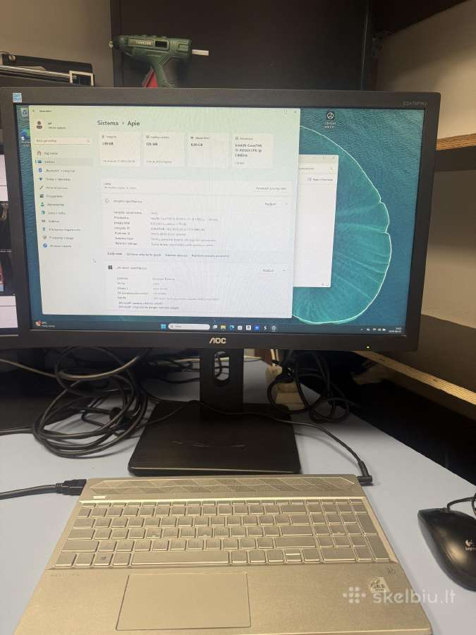 Hp 15-cs su išoriniu ekranu Akcija - nuotraukos Nr. 2