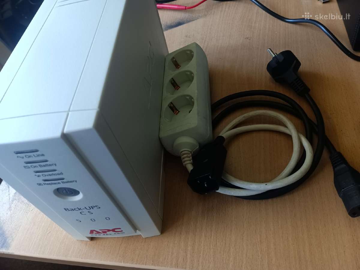 Nepertraukiamo maitinimo šaltinis Apc Ups cs500 - nuotraukos Nr. 5