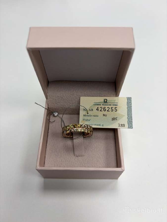 Amžinybės žiedas su deimantais (4.23ct) - nuotraukos Nr. 2