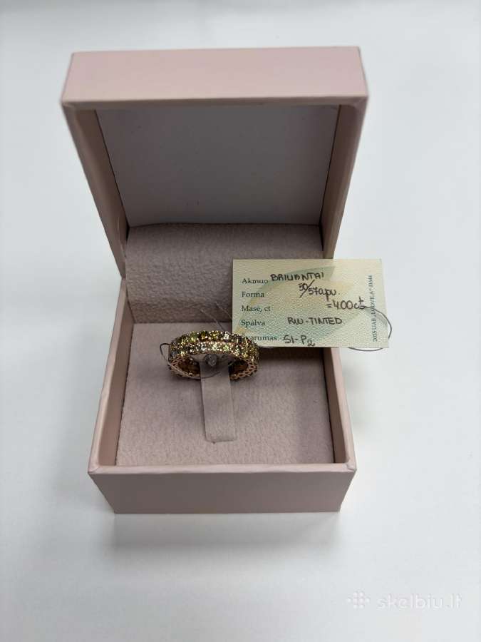 Amžinybės žiedas su deimantais (4.23ct)