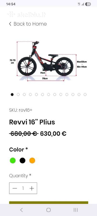 Revvi 16 pliusas