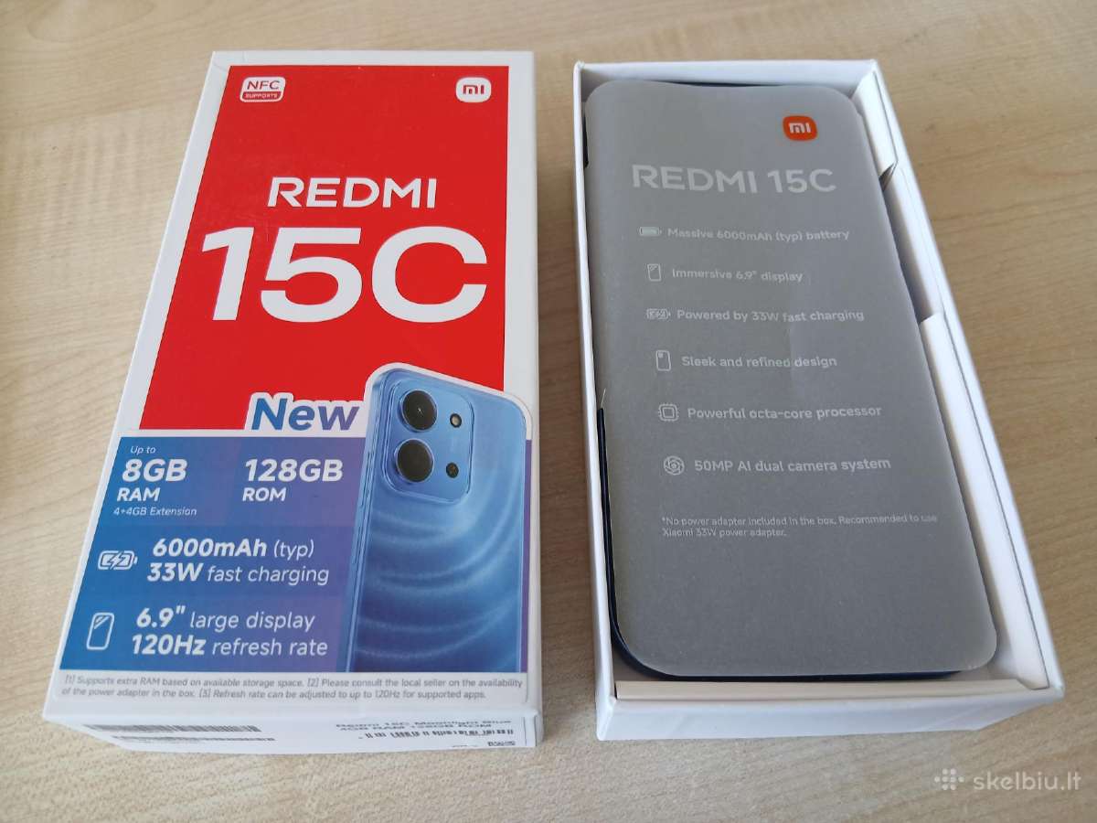 Xiaomi Redmi 15c 4/128 GB Midnight Blue