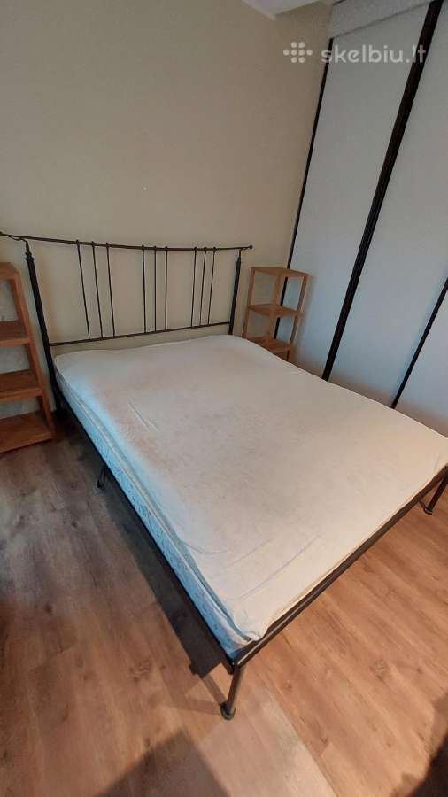 Dvugulės miegamojo lovos rėmas160x200 be grotelių