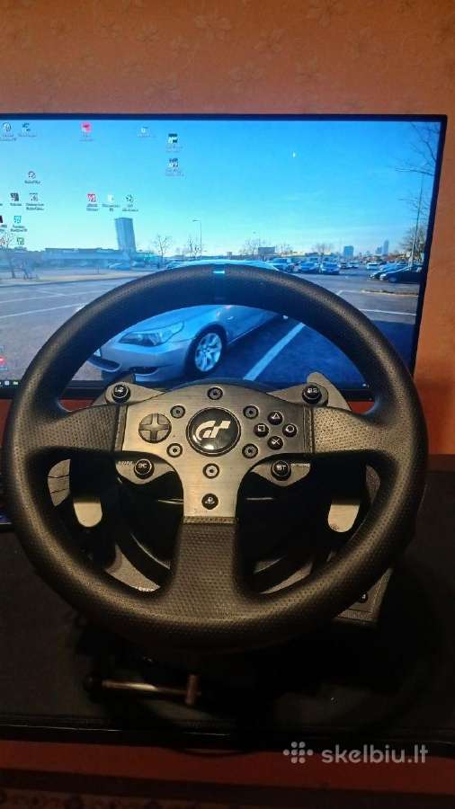 Parduodu pilną Thrustmaster T300 komplektą. Viskas