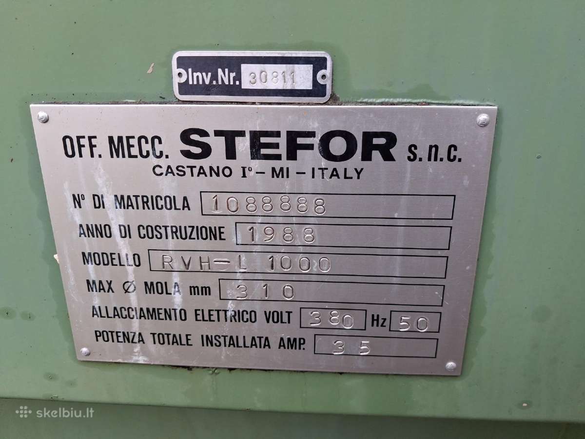 Horizontalaus šlifavimo staklės Rvh/l 1000 - nuotraukos Nr. 13