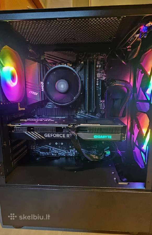 Naujas Žaidimų Kompiuteris Rtx 4060 Ryzen 5 5600+w - nuotraukos Nr. 2