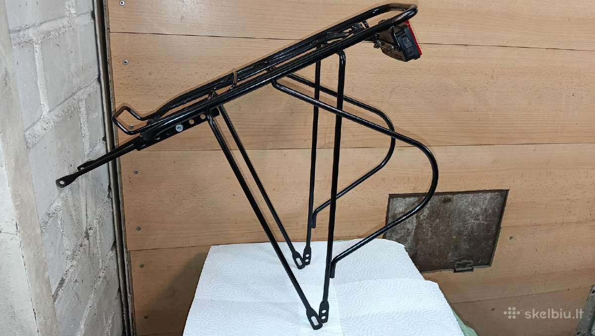 Dviračio 28" ratų komplektas, bagažinė su žibintu - nuotraukos Nr. 5