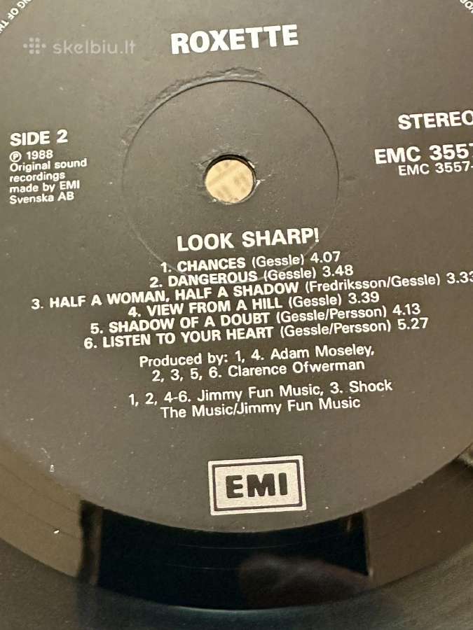 Roxette vinilas "Look sharp" - nuotraukos Nr. 4