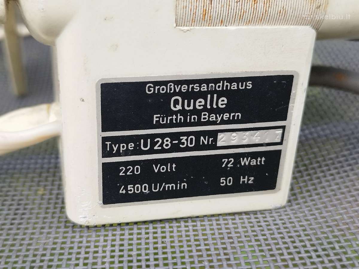 Elektrinis siuvimo mašinos variklis 220v 75w - nuotraukos Nr. 3