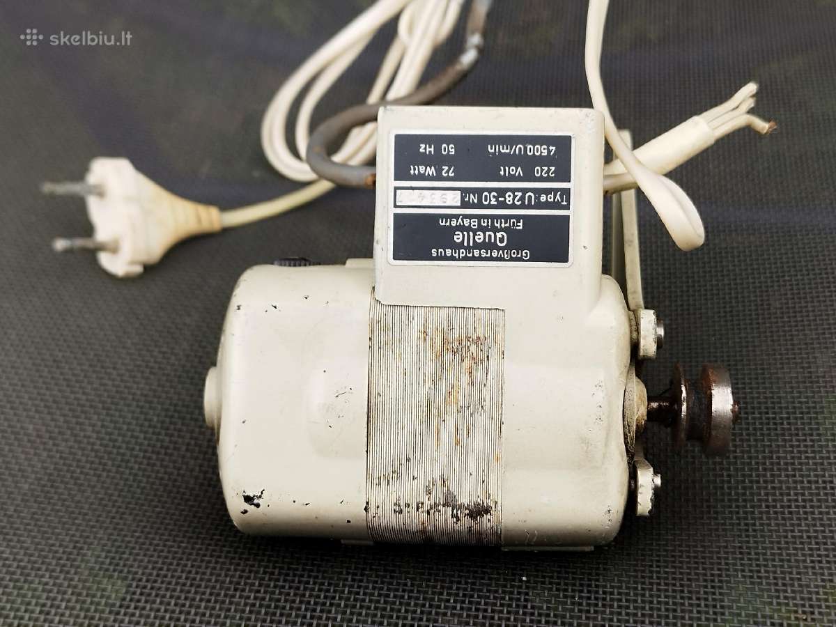 Elektrinis siuvimo mašinos variklis 220v 75w - nuotraukos Nr. 6