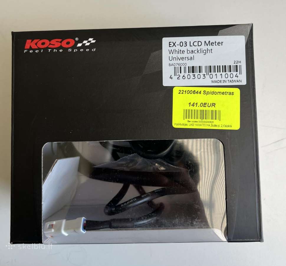 Koso Ex-03 LCD skaitmeninis spidometras (Ba076000)