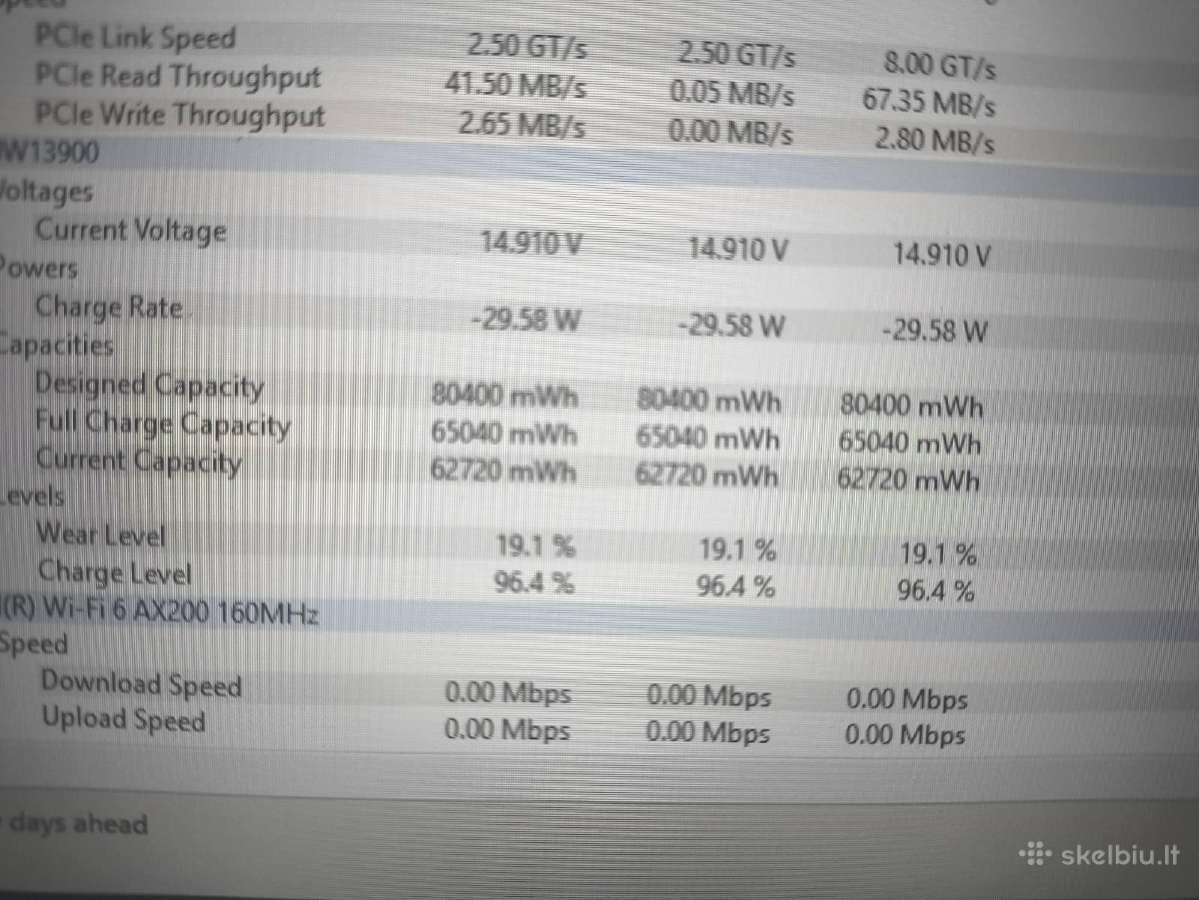 P1 Gen2 15.6 i7-9750h 32gb 512gb T1000 4gb 19% - nuotraukos Nr. 7