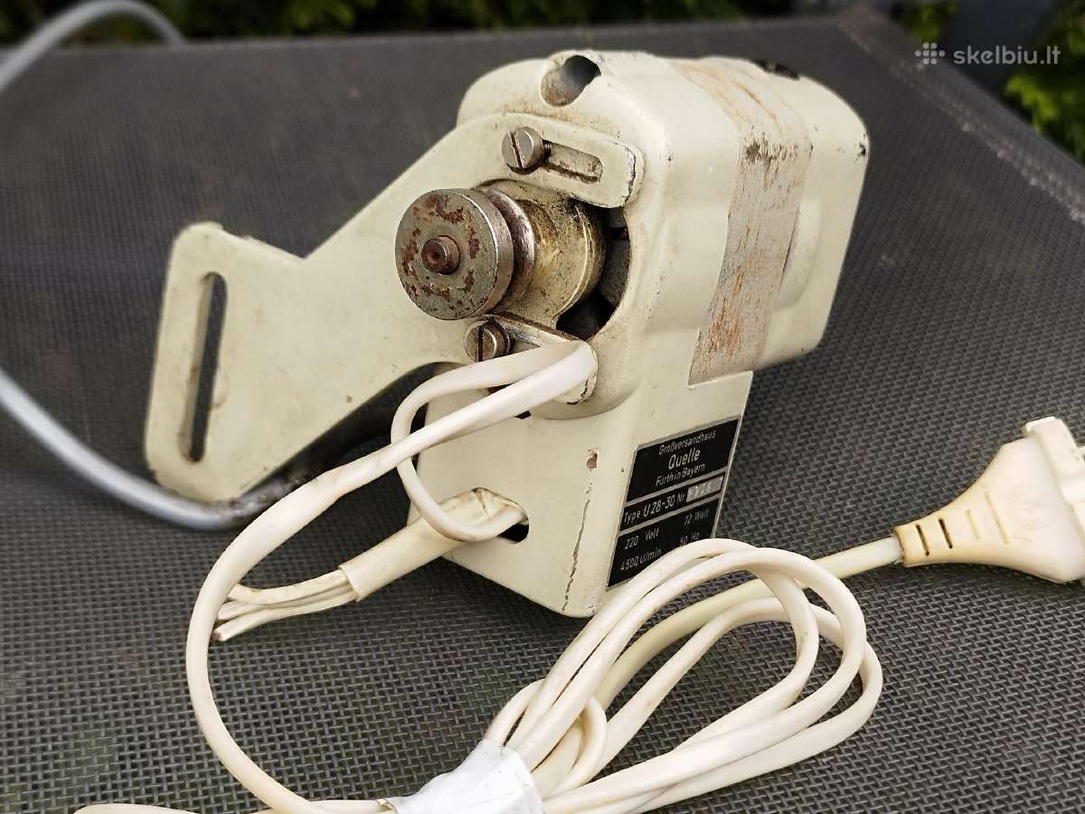Elektrinis siuvimo mašinos variklis 220v 75w - nuotraukos Nr. 8