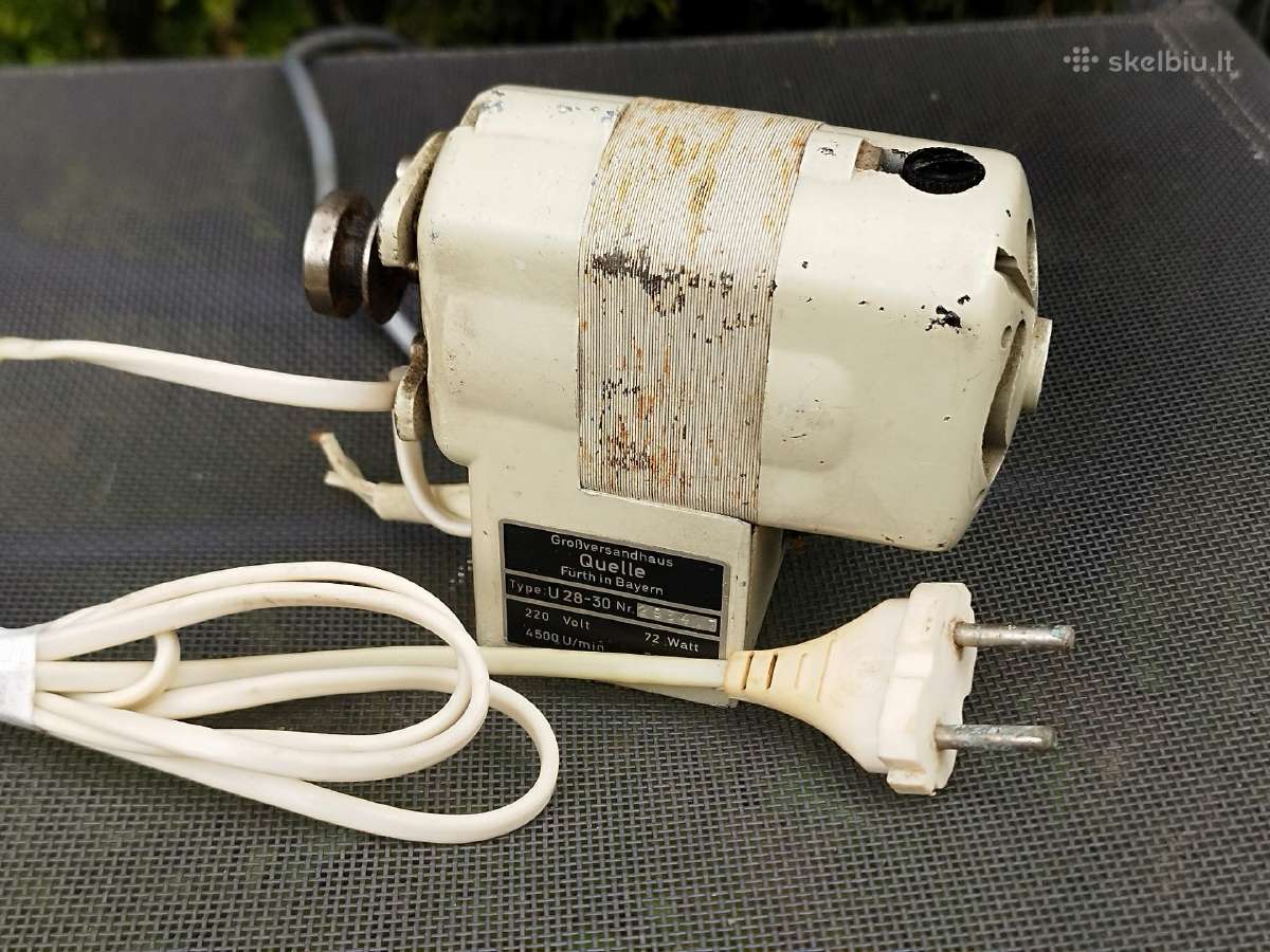 Elektrinis siuvimo mašinos variklis 220v 75w - nuotraukos Nr. 9