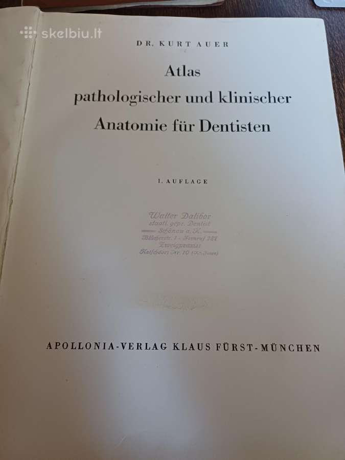 Parduodu knyga,medicinos/odontologijos atlasas1937 - nuotraukos Nr. 31