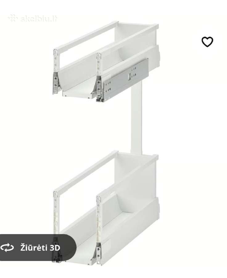 Maximera ikea ištraukiama (kargo) 20 cm,metod