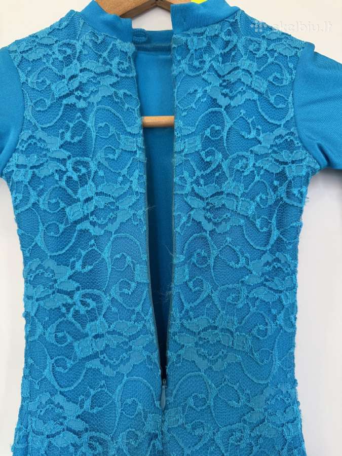 Mėlyna vaikiška suknelė - nuotraukos Nr. 7