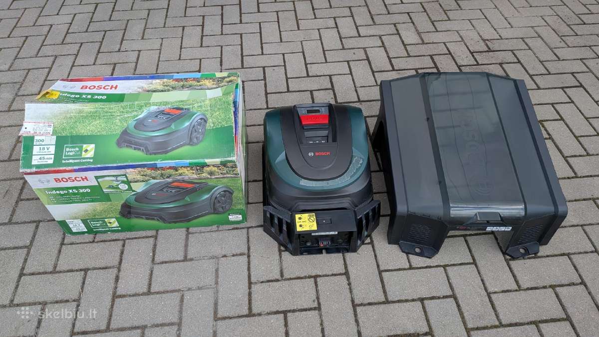 Vejos robotas Bosch Indego Xs300
