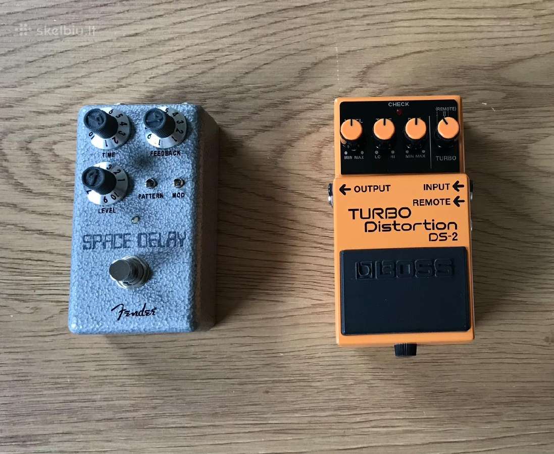 Gitaros efektų pedalai Boss ir Fender - nuotraukos Nr. 2