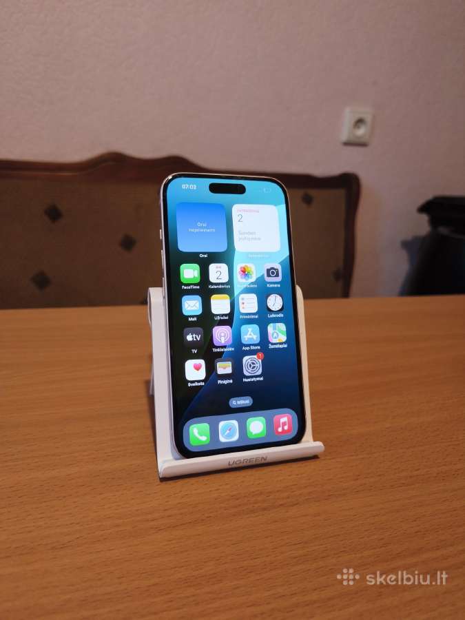 Puikios būklės iPhone 15 128gb