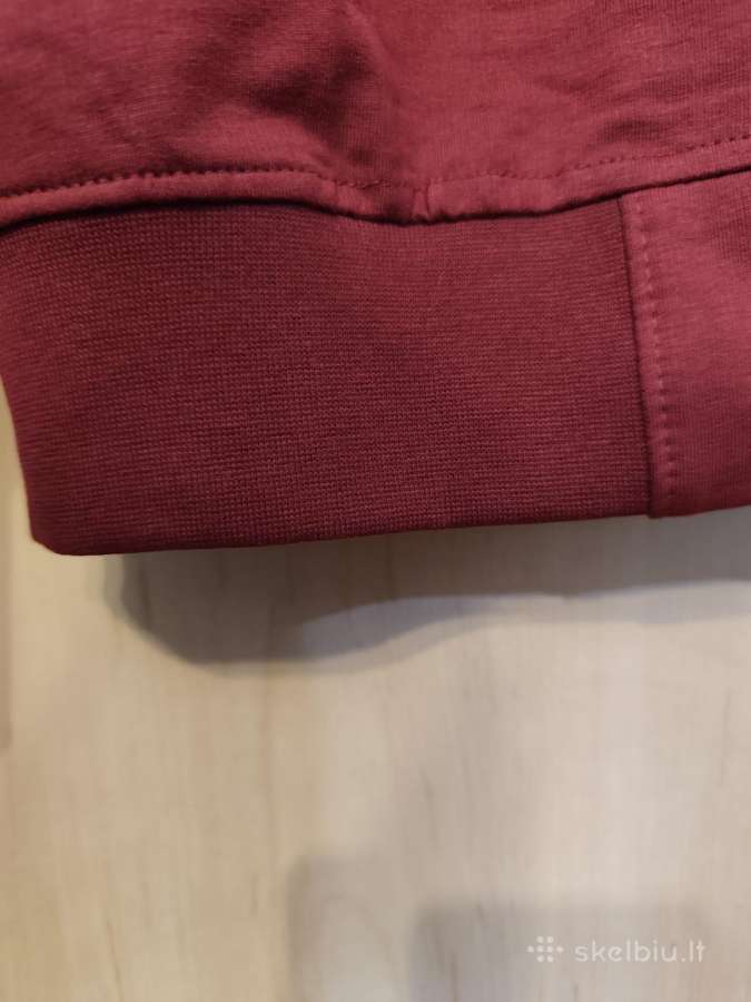 Vyriškas bordo M dydis džemperis su gobtuvu (Turki - nuotraukos Nr. 3