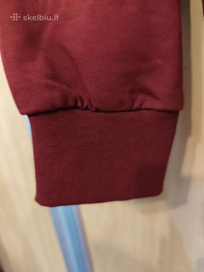 Vyriškas bordo M dydis džemperis su gobtuvu (Turki - nuotraukos Nr. 4
