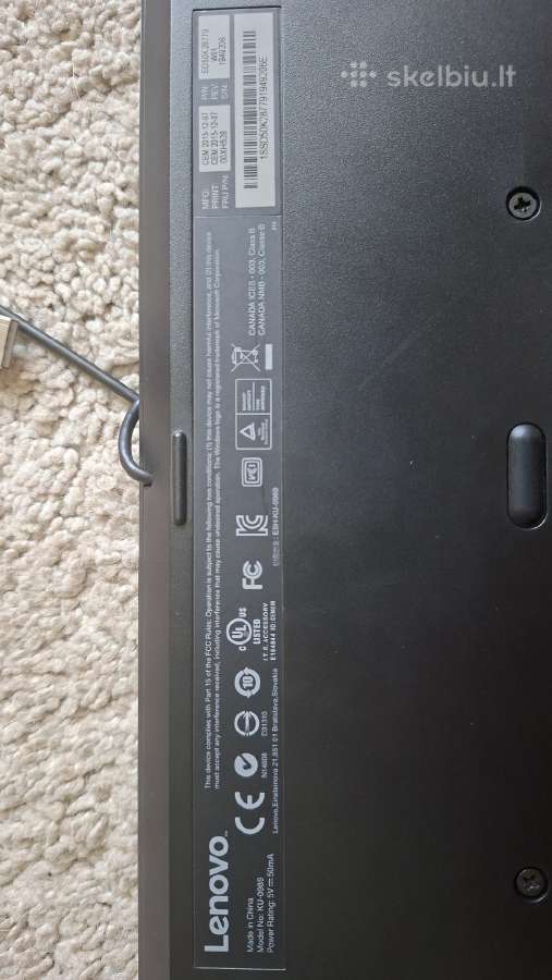 Lenovo klavetura - nuotraukos Nr. 2