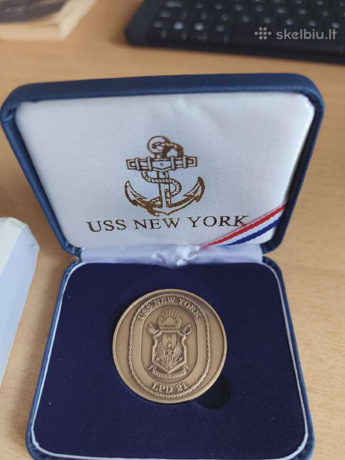 Medalis Uss Newyork laivo atminimui - nuotraukos Nr. 3