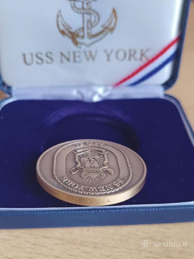 Medalis Uss Newyork laivo atminimui - nuotraukos Nr. 4