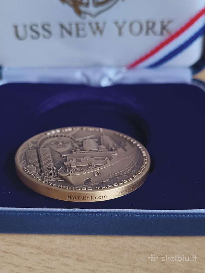 Medalis Uss Newyork laivo atminimui - nuotraukos Nr. 5