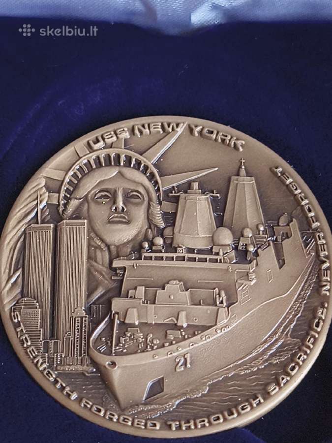 Medalis Uss Newyork laivo atminimui - nuotraukos Nr. 6