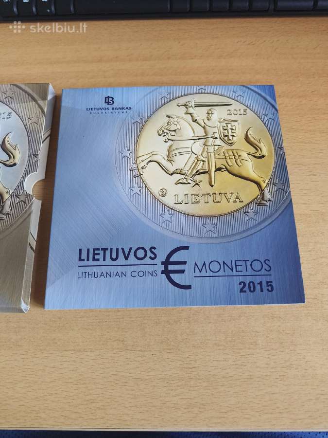 2015m. Monetų rinkinys euro Lietuvoje proga. - nuotraukos Nr. 3