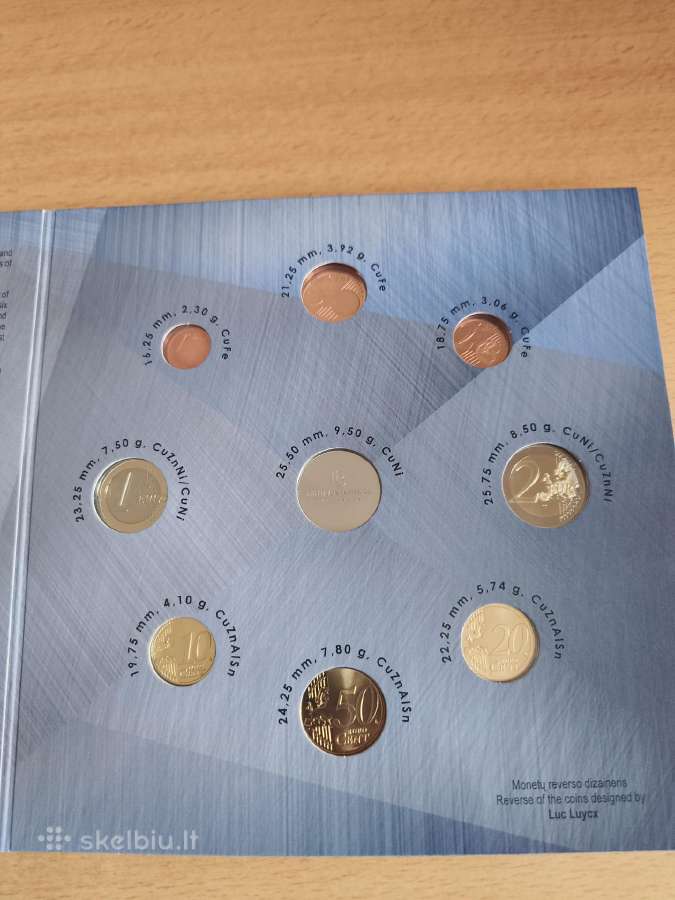 2015m. Monetų rinkinys euro Lietuvoje proga. - nuotraukos Nr. 6