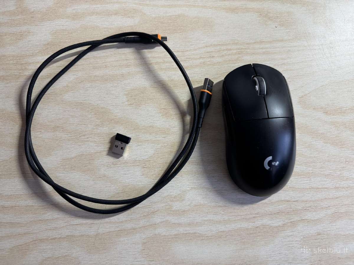 Logitech G Pro X Superlight + ausinės + klaviatūra