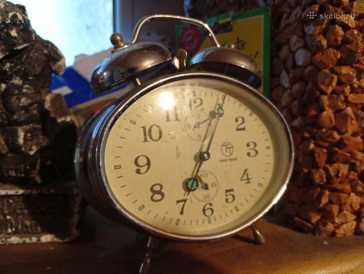 Tick Tock mechaninis laikrodis