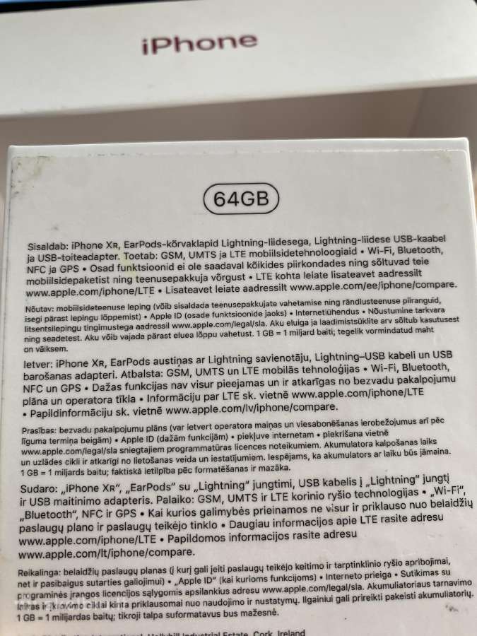 Parduodamas iPhone Xr 64 GB (Red) - nuotraukos Nr. 11
