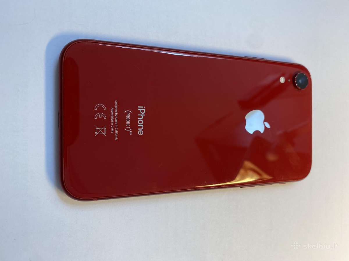 Parduodamas iPhone Xr 64 GB (Red) - nuotraukos Nr. 4