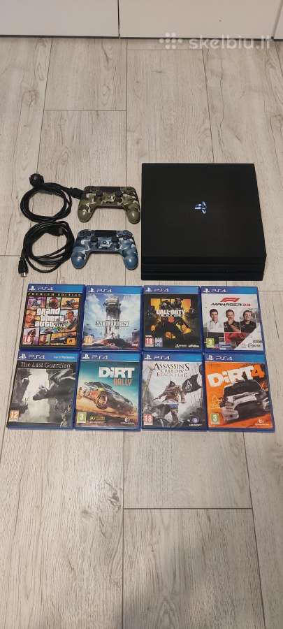 Sony Ps4 pro 2t žaidimų konsolė