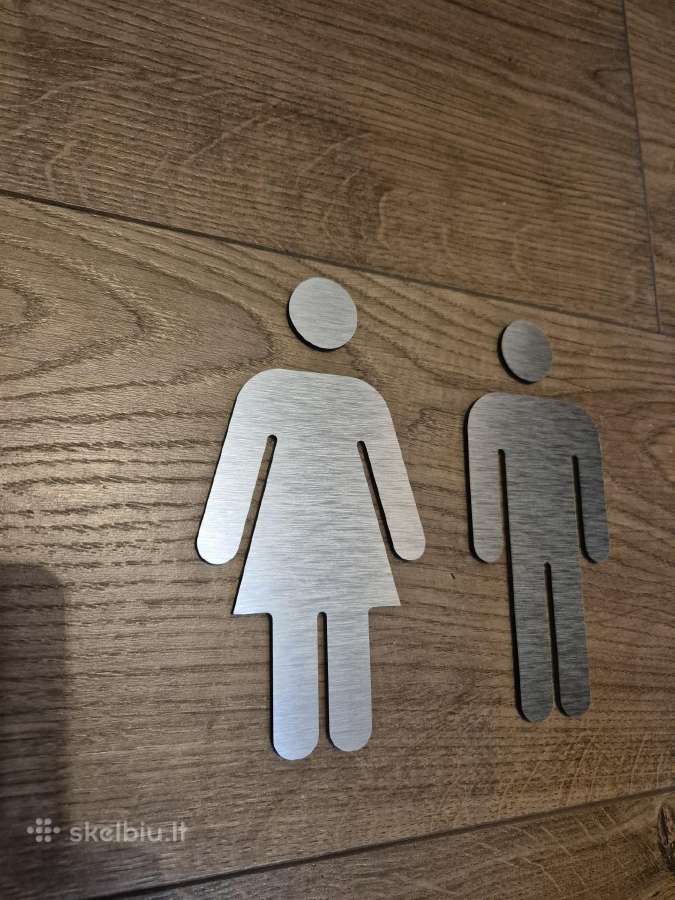 WC tualeto vonios kambario zenklai