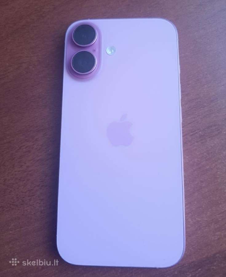 iPhone 16 128 GB, 100% baterija, puiki būklė