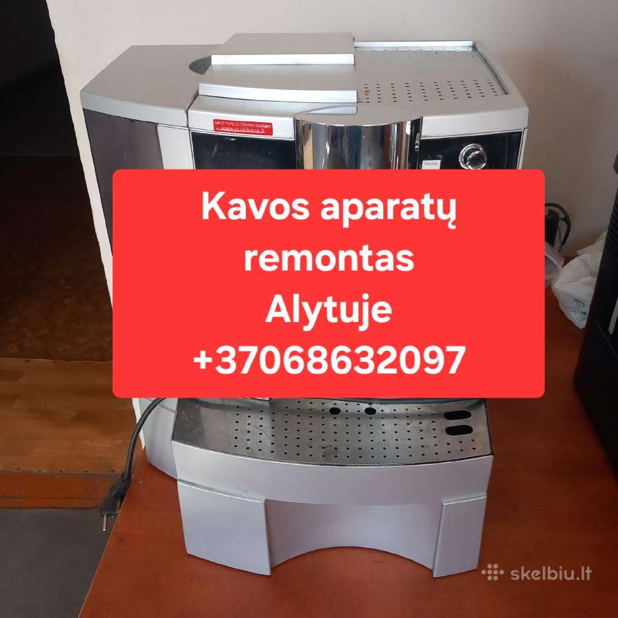 Kavos aparatų remontas Alytuje