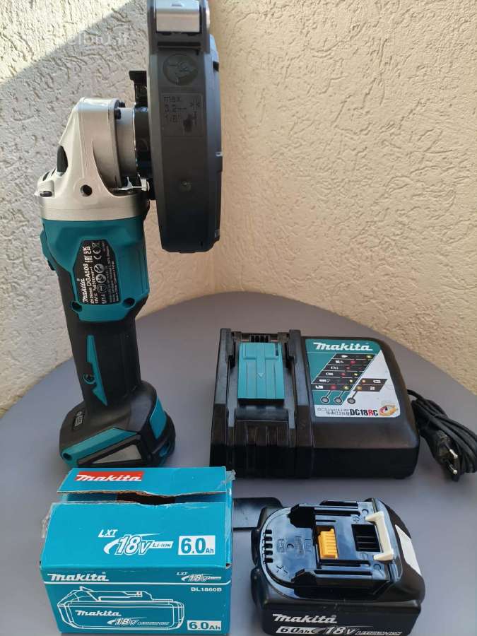 Makita Dga506 18v Bl Motor kampinis šlifuoklis - nuotraukos Nr. 5