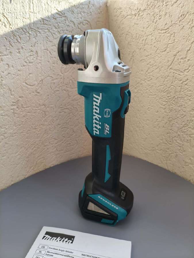 Makita Dga506 18v Bl Motor kampinis šlifuoklis - nuotraukos Nr. 4